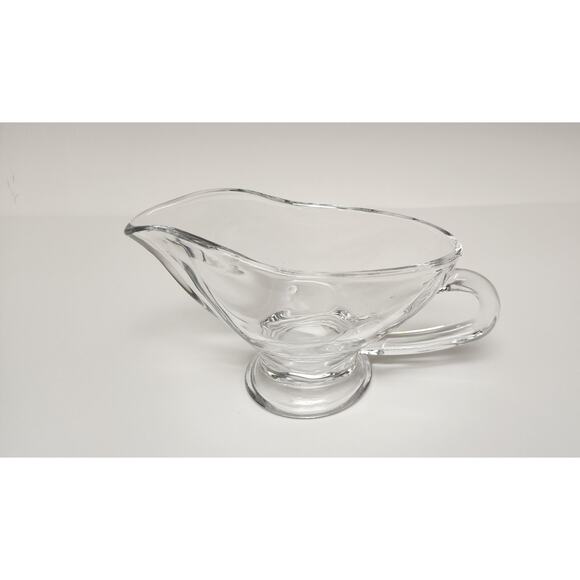 Anchor Hocking Clear Glass Gravy Boat 10oz - Picture 3 of 4